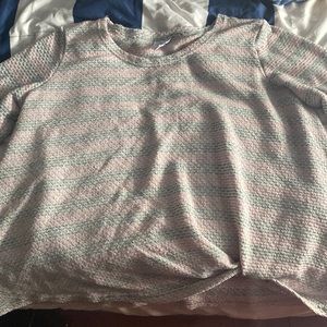 Sunday sweat shirt grey and light pink